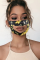 Yellow Casual Street Print Mask