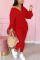 Pink Fashion Casual Solid zipper Long Sleeve O Neck Jumpsuits