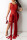 Red Sexy Solid See-through O Neck Irregular Dress Dresses