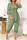 Green Fashion Casual Solid Basic V Neck Plus Size Jumpsuits