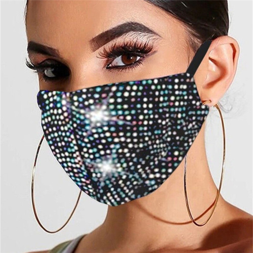Colour Fashion Casual Hot Drilling Mask