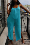 Green Sexy Fashion Loose Suspenders Jumpsuit
