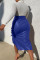 Black Brown PU Drawstring Sleeveless High Patchwork Solid bandage Split A-line skirt Capris Bottoms