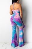 RedYellow Sexy Printed Off Shoulder Jumpsuit