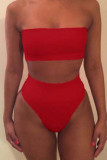Orange Sexy Fashion Swimsuit Set