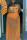 Orange Sexy Fashion Printed Plus Size Sleeveless Skirt Set