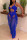 Blue Sexy Sleeveless Mesh Swimsuit Two-Piece Set