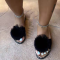 Black Sexy Casual Hollowed Out Patchwork Opend Comfortable Out Door Shoes