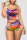 PurpleOrange Sexy Fashion Print Suspender Top Shorts Set