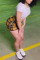 Yellow Fashion Casual Plaid Print Basic Skinny Mid Waist Skirt