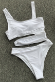 White Fashion Sexy One-piece Swimsuit