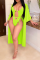 Green Sexy Solid Hollowed Out Split Joint Swimwears