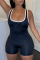 Black Fashion Casual adult Ma'am O Neck Patchwork Solid Stitching Plus Size