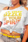 White Fashion Casual Letter Print Hollowed Out Oblique Collar T-Shirts