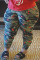 Camouflage Fashion Casual Camouflage Print Basic Plus Size Trousers