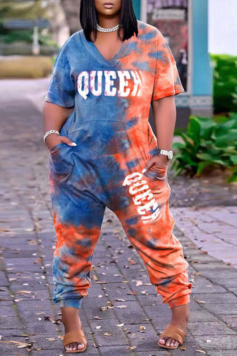 plus size tie dye tracksuit