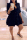 Black Fashion Casual Solid Turndown Collar Shirt Dress