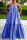 Blue Fashion Casual Solid Backless Spaghetti Strap Sleeveless Dress