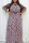 Light Pink Sweet Print Patchwork O Neck A Line Plus Size Dresses