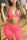 Pink Sexy Solid Hollowed Out Patchwork Knotted V Neck Jumpsuits