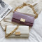 Purple Fashion Casual Solid Chains Bags