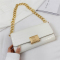 White Fashion Casual Solid Chains Bags