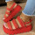 Red Fashion Casual Hollowed Out Patchwork Sandals