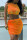 Orange Fashion Sexy Solid See-through O Neck Sleeveless Two Pieces Cover-up