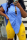 Blue Sexy Solid Patchwork Turndown Collar Tops