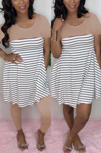 Apricot Fashion Loose Short Sleeve Top Tight Pants Set