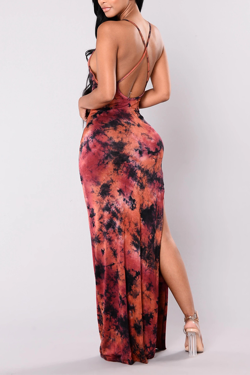 Sexy Solid Sequins High Opening Strap Design Spaghetti Strap Irregular Dress Dresses