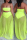 Fluorescent Green Fashion Sexy Solid Patchwork Backless Strapless Sleeveless Two Pieces Swimwears