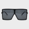 Grey Sexy Street Gradual Change Leopard Patchwork Sunglasses