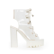 White Sexy Street Patchwork Frenulum Opend Out Door Shoes