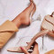 Leopard Print Fashion Casual Patchwork Fish Mouth Shoes