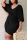 Black Fashion Casual Plus Size Two-piece Set