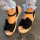 Black Casual Hollowed Out Patchwork Opend Out Door Shoes