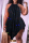 Black Fashion Sexy Print Vests Asymmetrical O Neck Plus Size Two Pieces