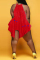 Black Fashion Sexy Print Vests Asymmetrical O Neck Plus Size Two Pieces