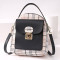 Black Fashion Casual Patchwork Zipper Backpack