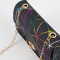 Black Purple Fashion Casual Print Chains Messenger Bags