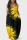 Yellow Sweet Print Split Joint Spaghetti Strap Straight Dresses