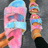 Colour Fashion Casual Hollowed Out Comfortable Slippers