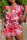 Red Fashion Sexy Print Bandage V Neck Short Sleeve Dress