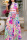 Multi-color Elegant Print Patchwork Half A Turtleneck Short Sleeve Two Pieces