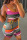 Purple Sexy Striped Patchwork U Neck Skinny Jumpsuits