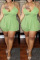 White Sexy Fashion Plus Size Suspenders Romper