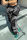 Black Street Print Patchwork Straight Mid Waist Straight Full Print Bottoms
