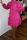 Rose Red Casual Solid Bandage Half A Turtleneck Cake Skirt Dresses