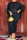 Black Sexy Casual Solid See-through Asymmetrical Half A Turtleneck Tops (Without Belt)